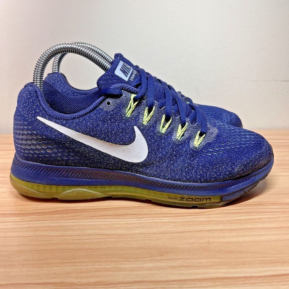 Nike Zoom All Out Womens Size 7.5 Shoes Blue Athletic Running Sneakers‎